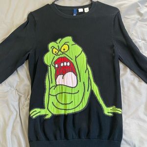 H&M Ghostbuster Slimer Sweater